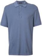 Atm Anthony Thomas Melillo Pique Polo Shirt, Men's, Size: Medium, Blue, Cotton
