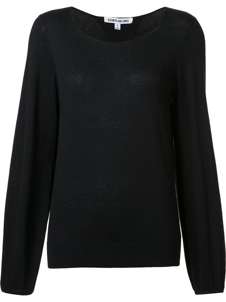 Elizabeth And James 'georgia' Blouse, Women's, Size: Xs, Blue, Cotton/viscose/cashmere