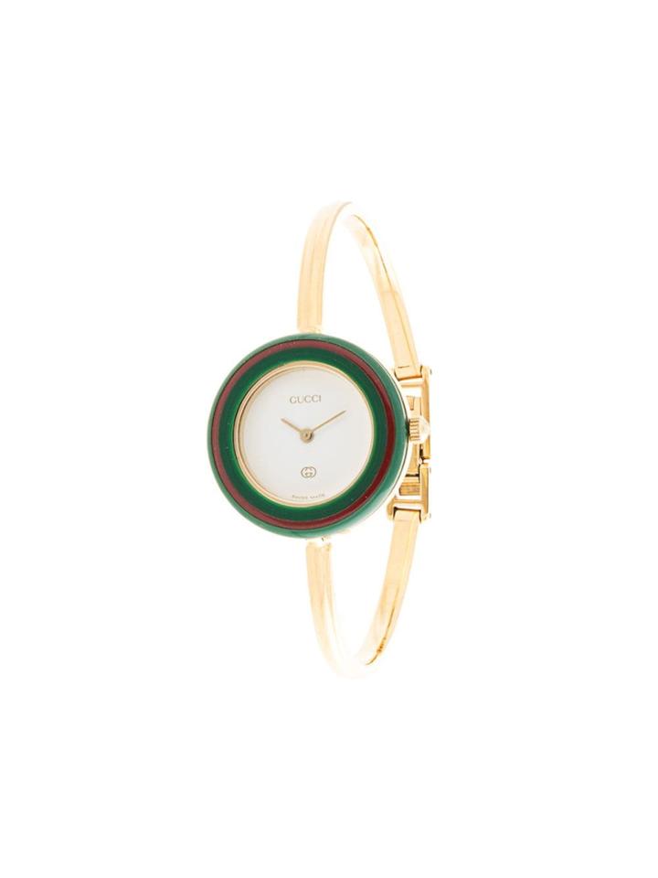 Gucci Pre-owned Changeable Bezel Watch - Green