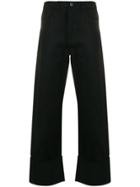 Valentino 2099 Valentino Print Straight-leg Trousers - Black