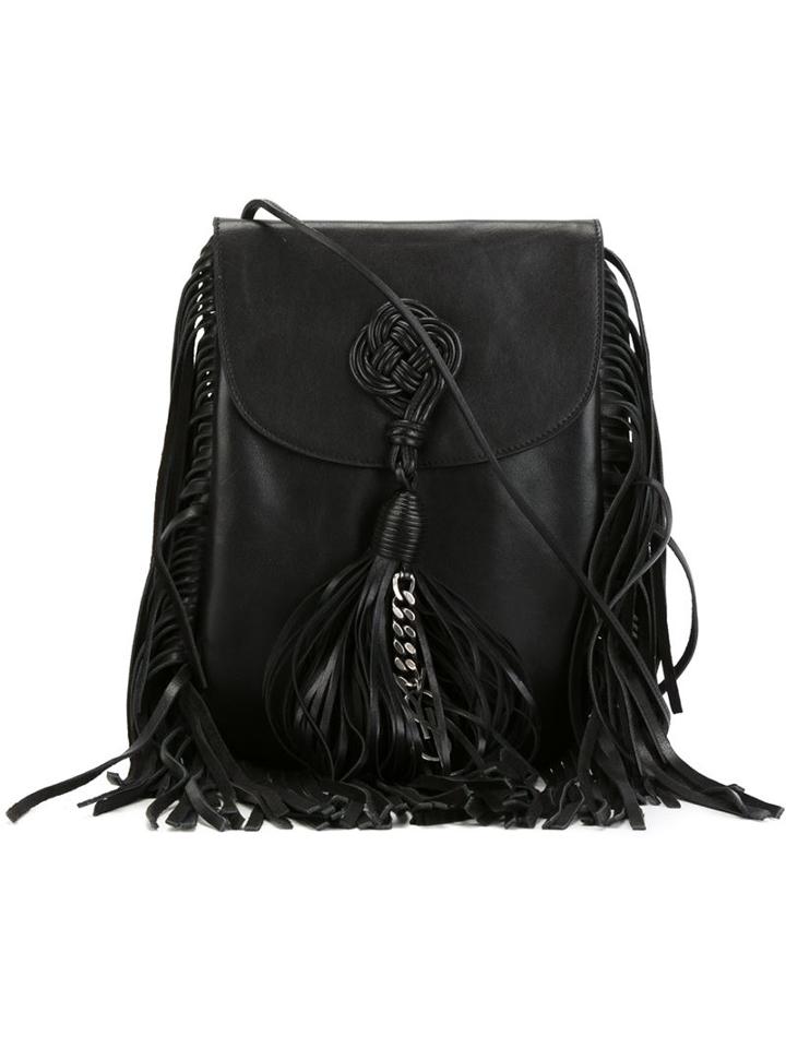 Saint Laurent 'anita' Shoulder Bag, Women's, Black