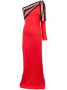 Sachin & Babi Melas Gown - Red