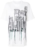 Sacai Embroidered T-shirt - White