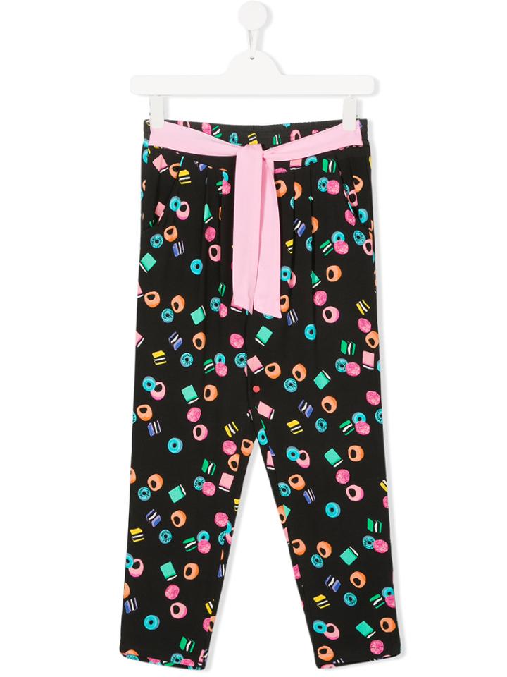 Little Marc Jacobs Donuts Print Lounge Trousers - Black