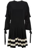 Jw Anderson Circle Hem Mini Dress - Black