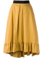 Vivetta Gru Cenerina Skirt, Women's, Size: 42, Brown, Cotton/acetate/cupro