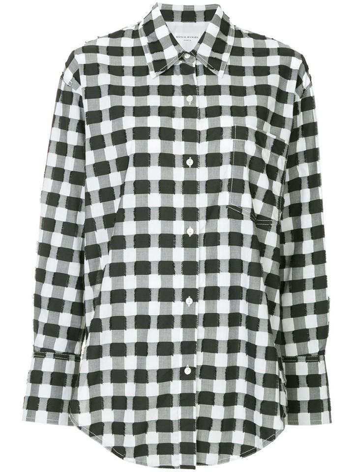 Sonia Rykiel Checked Shirt - Black