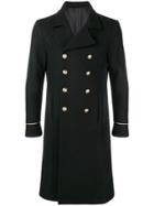 Overcome Military Coat - Black