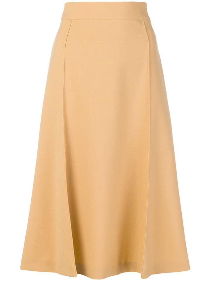 Chloé Flared A-line Skirt - Brown