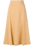 Chloé Flared A-line Skirt - Brown