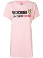 Moschino 'underbear' T-shirt - Pink