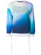Kenzo Kenzo Paris Print Sweatshirt - Blue
