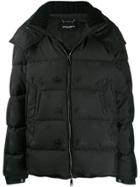 Dolce & Gabbana Crown Print Padded Jacket - Black