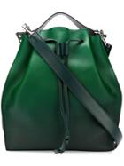 Jw Anderson Drawstring Bucket Bag - Green