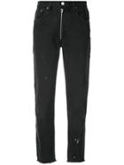 Re/done Zip Front Jeans - Black