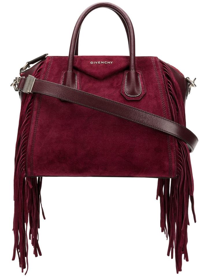 Givenchy Fringed Antonigona Tote Bag - Purple