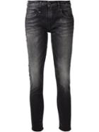 R13 'boy' Skinny Jeans, Size: 29, Black, Cotton/polyurethane/spandex/elastane