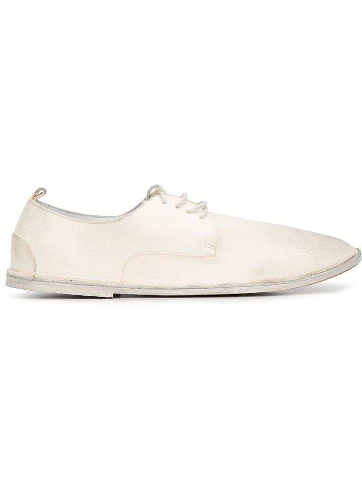 Marsèll Strasacco Derby Shoes, Men's, Size: 41, White, Calf Leather/deer Skin