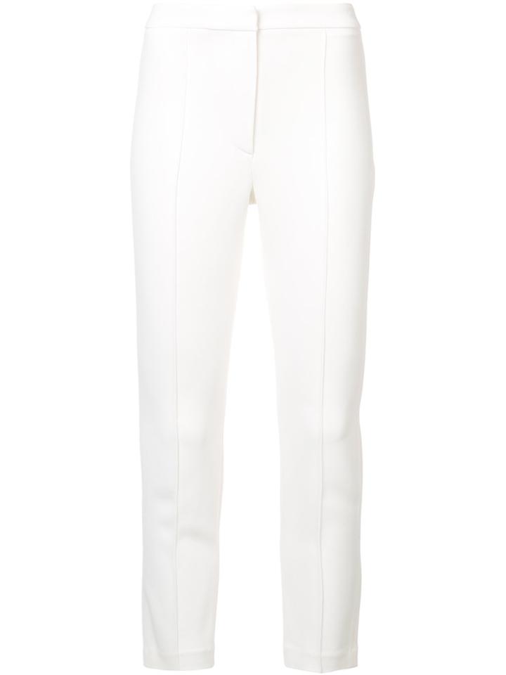 Adam Lippes Cigarette Skinny Trousers - White