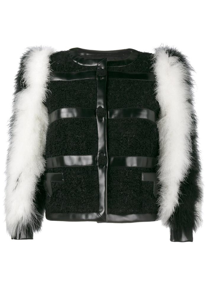 Philosophy Di Lorenzo Serafini Mohair-blend Bouclé Jacket - Black