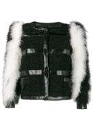 Philosophy Di Lorenzo Serafini Mohair-blend Bouclé Jacket - Black