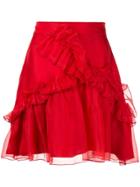Macgraw Souffle Skirt - Red