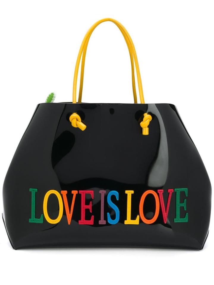 Alberta Ferretti Love Is Love Tote - Black
