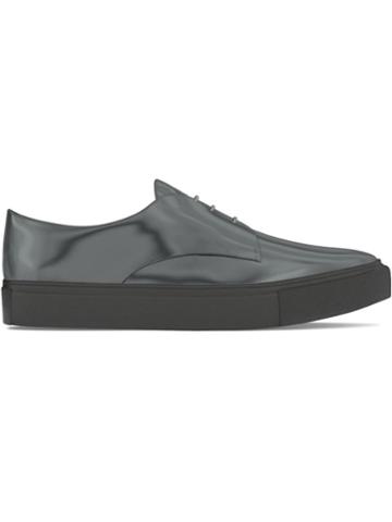 Myswear Hoxton Sneakers, Men's, Size: 44, Grey, Patent Leather/rubber