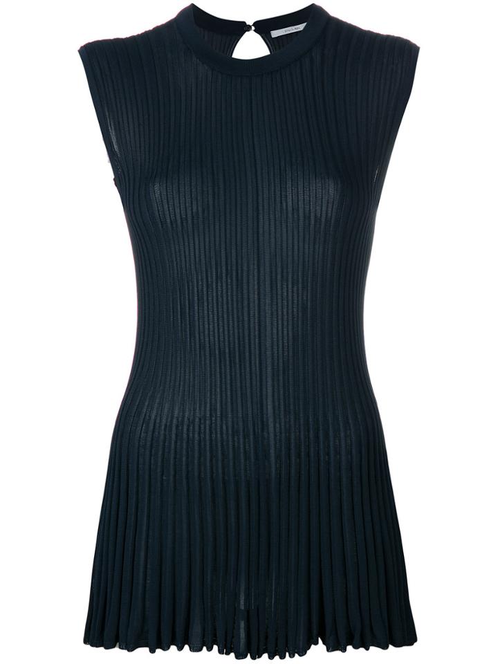 Dusan Vismat Pleated Vest Top - Blue