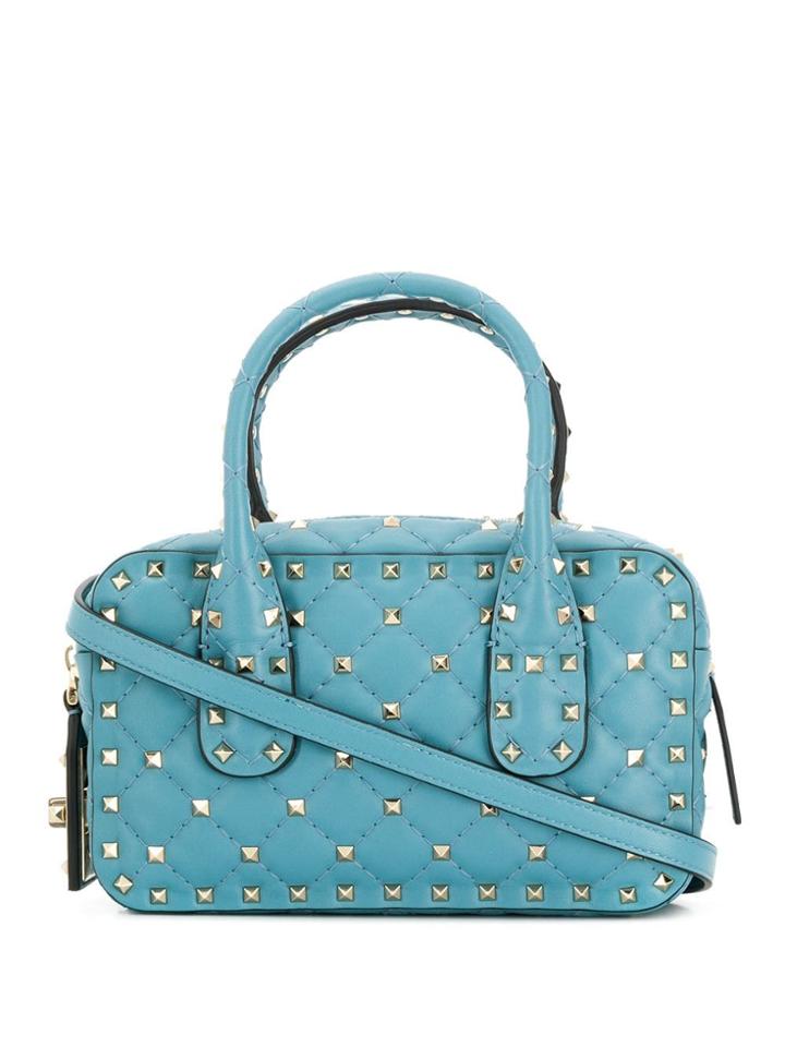 Valentino Valentino Garavani Small Rockstud Bauletto Bag - Blue