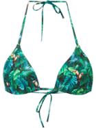 Onia 'megan' Bikini, Women's, Size: Large, Green, Nylon/spandex/elastane