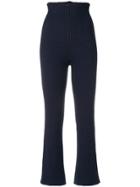 Circus Hotel High-waist Tailored Trousers - Blue