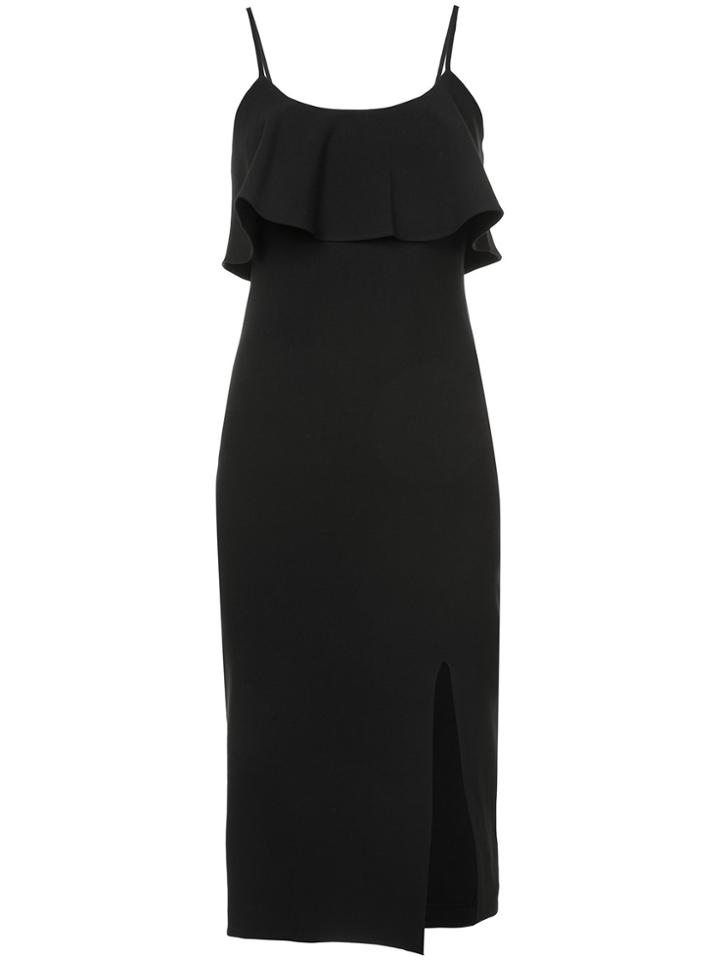 Likely Frilled Neck Dress - Black