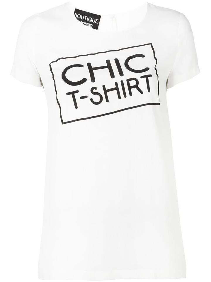Boutique Moschino Chic Print T-shirt