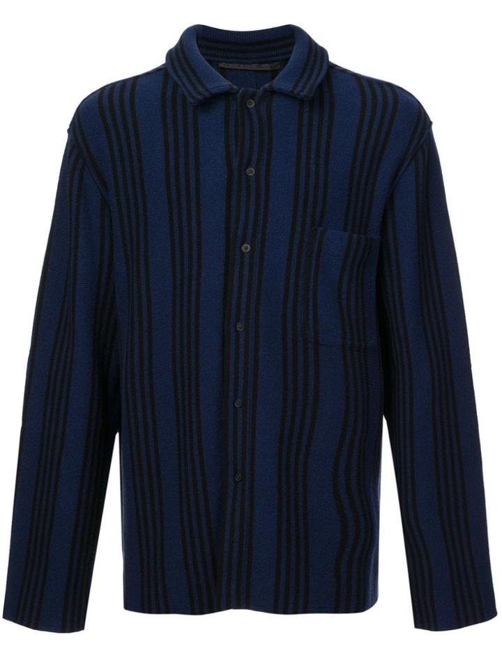 Haider Ackermann Striped Long-sleeve Shirt - Blue