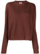 Alysi Fine Knit Sweater - Brown