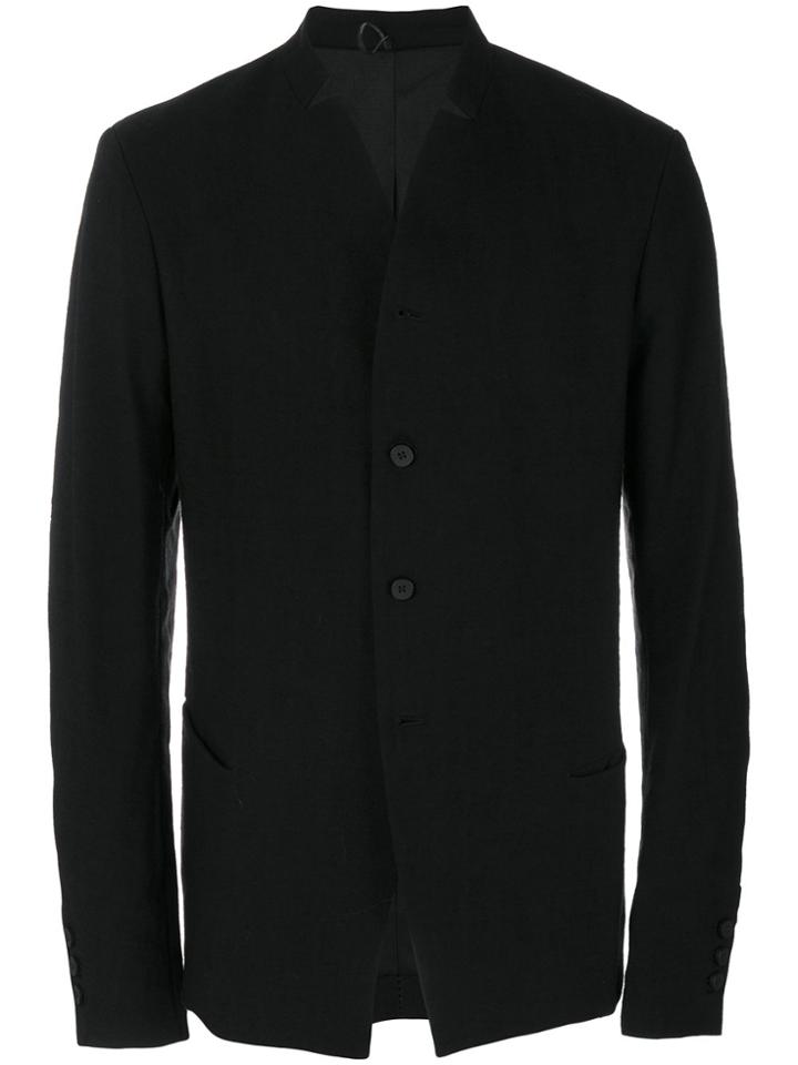 Masnada Single Breasted Blazer - Black