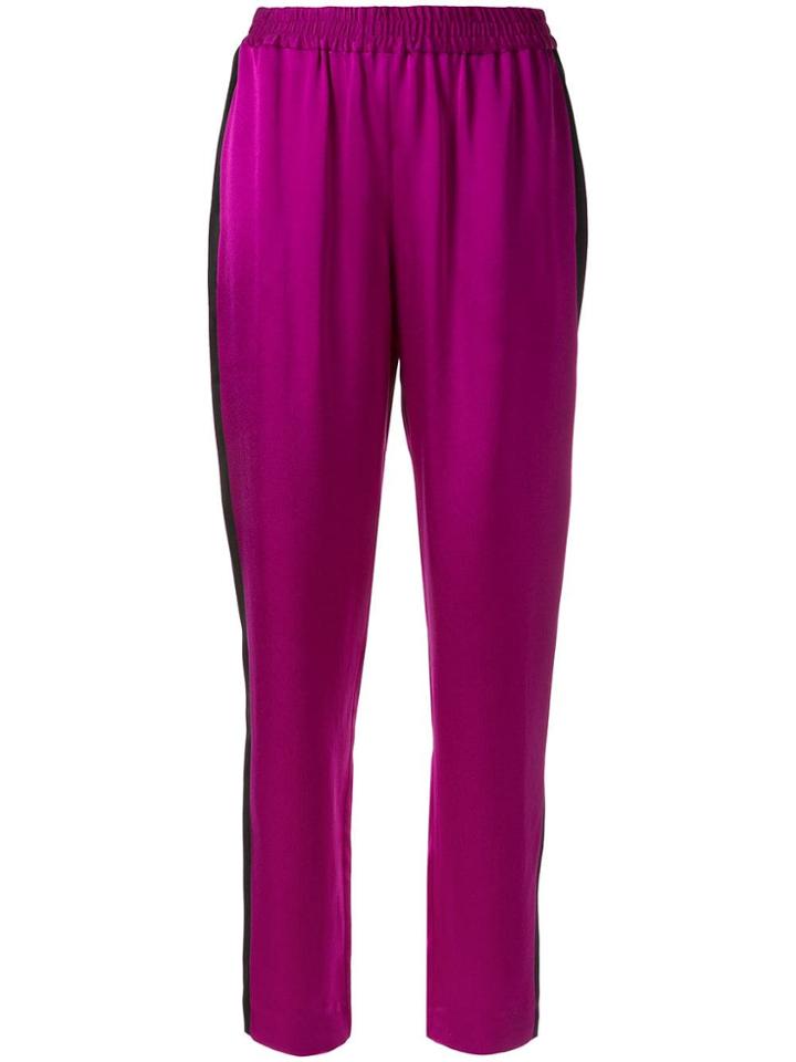 Layeur Elasticated Waist Trousers - Purple