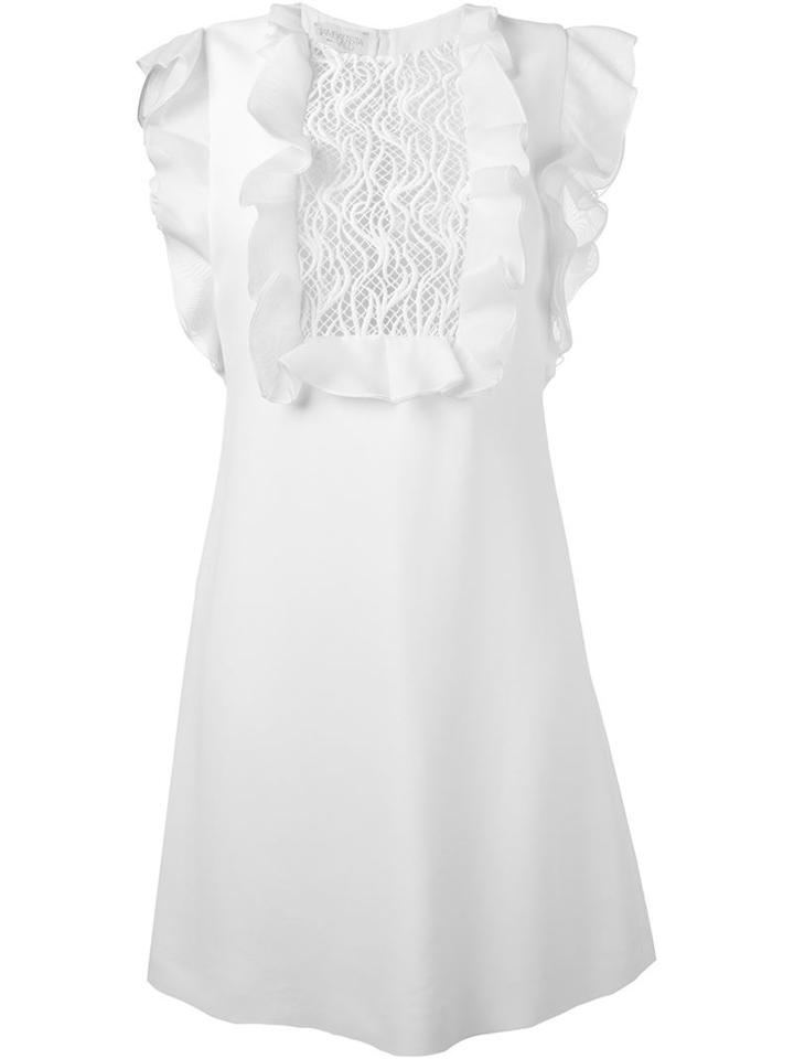 Giambattista Valli Frill Trim A-line Dress