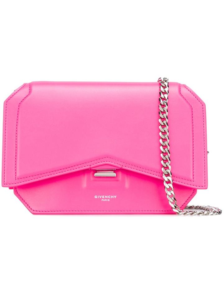 Givenchy Mini Bow-cut Cross Body Bag - Pink & Purple
