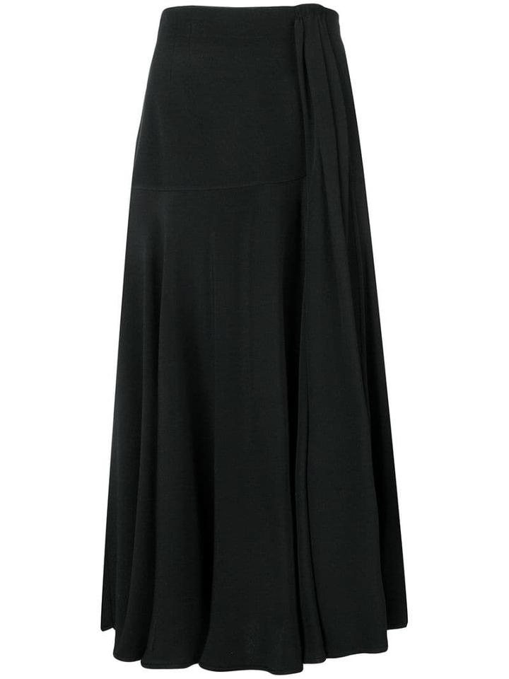 Valentino Pre-owned 1980's High Rise Skirt - Black