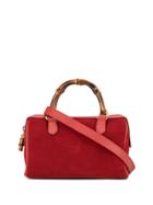 Gucci Pre-owned Bamboo Line Mini 2way Tote - Red