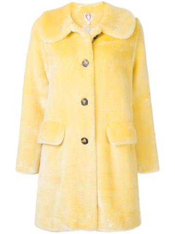 Shrimps Pyrus Faux Fur Coat - Nude & Neutrals