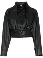 Materiel Tie Neck Blouse - Black