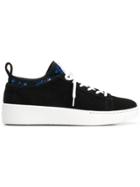 Kenzo Contrast Lace-up Sneakers - Black
