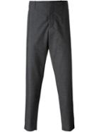 Moncler Gamme Bleu Tapered Contrast Trim Trousers
