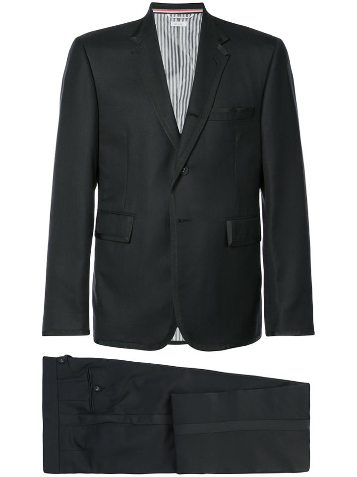 Thom Browne Classic Tuxedo With Grosgrain Tipping In Super 120's Twill