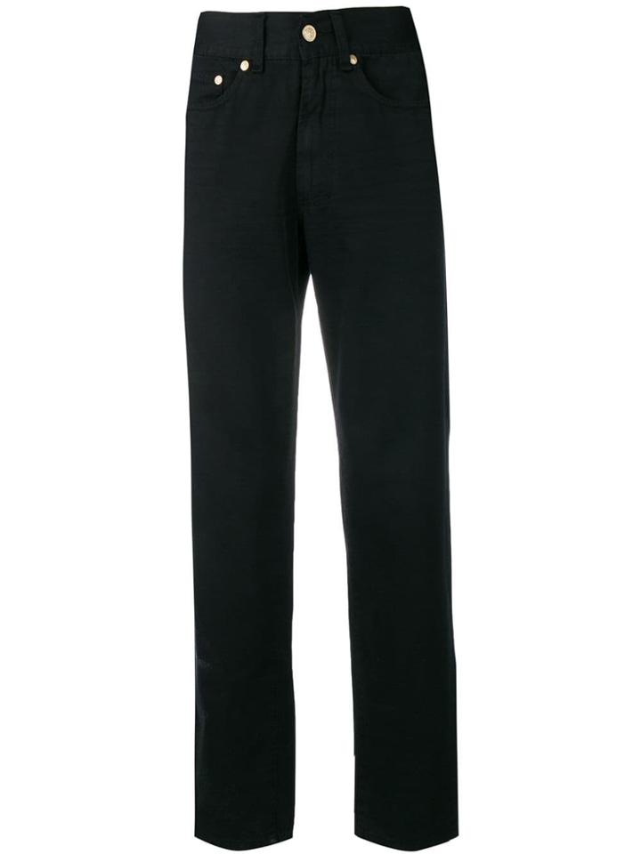 Versace Vintage 1990's Straight Leg Jeans - Black