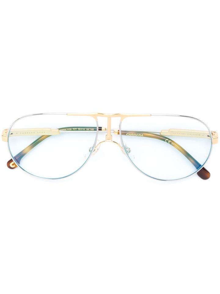 Carrera Aviator Glasses - Silver