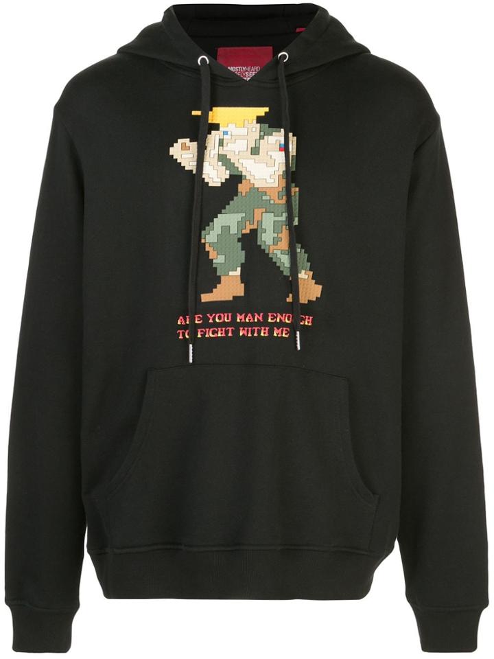 Mostly Heard Rarely Seen 8-bit Combat Hoodie - Black